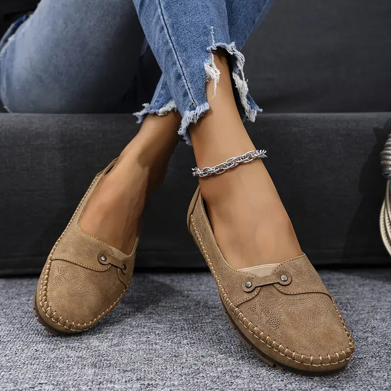 Zapatos Casuales Antideslizantes de Cuero