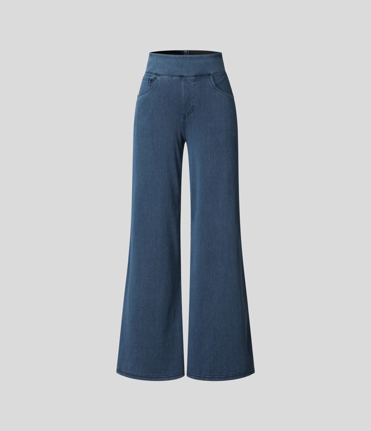 Estela | Pantalón con cintura alta y corte ancho diseño suelto