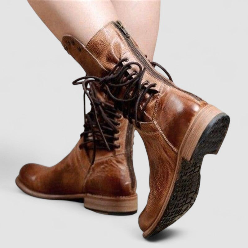 Raquel | Botines Vintage con Cordones
