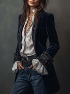 Nuria - Elegant Velvet Jacket