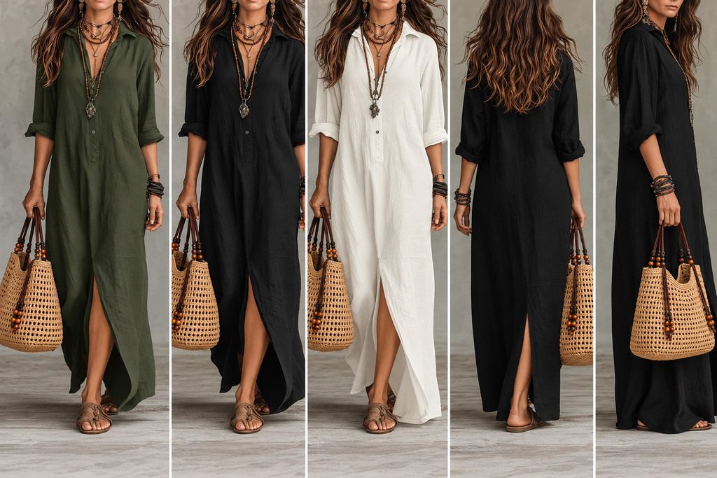 Sheila | Vestido maxi versátil y favorecedor para el día a día