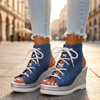 Sandalias con cuña