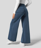Estela | Pantalón con cintura alta y corte ancho diseño suelto