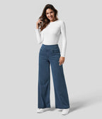 Estela | Pantalón con cintura alta y corte ancho diseño suelto