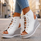 Sandalias con cuña