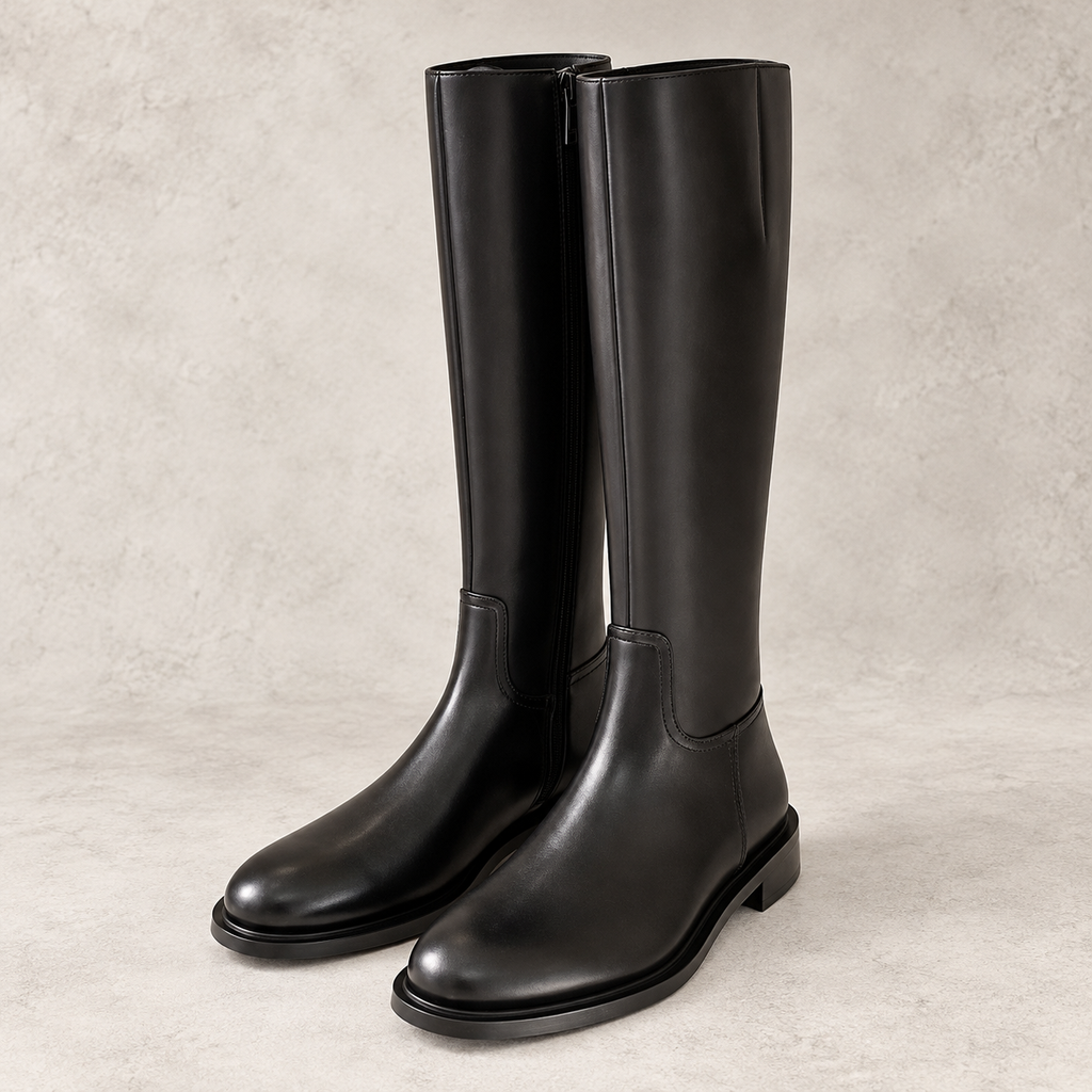 Carlota | Botas altas elegantes con cremallera lateral