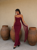 Vestido con corsé