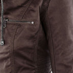 Chaqueta elegante mujer con capucha y cremallera – chaqueta moderna mujer