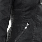 Chaqueta elegante mujer con capucha y cremallera – chaqueta moderna mujer