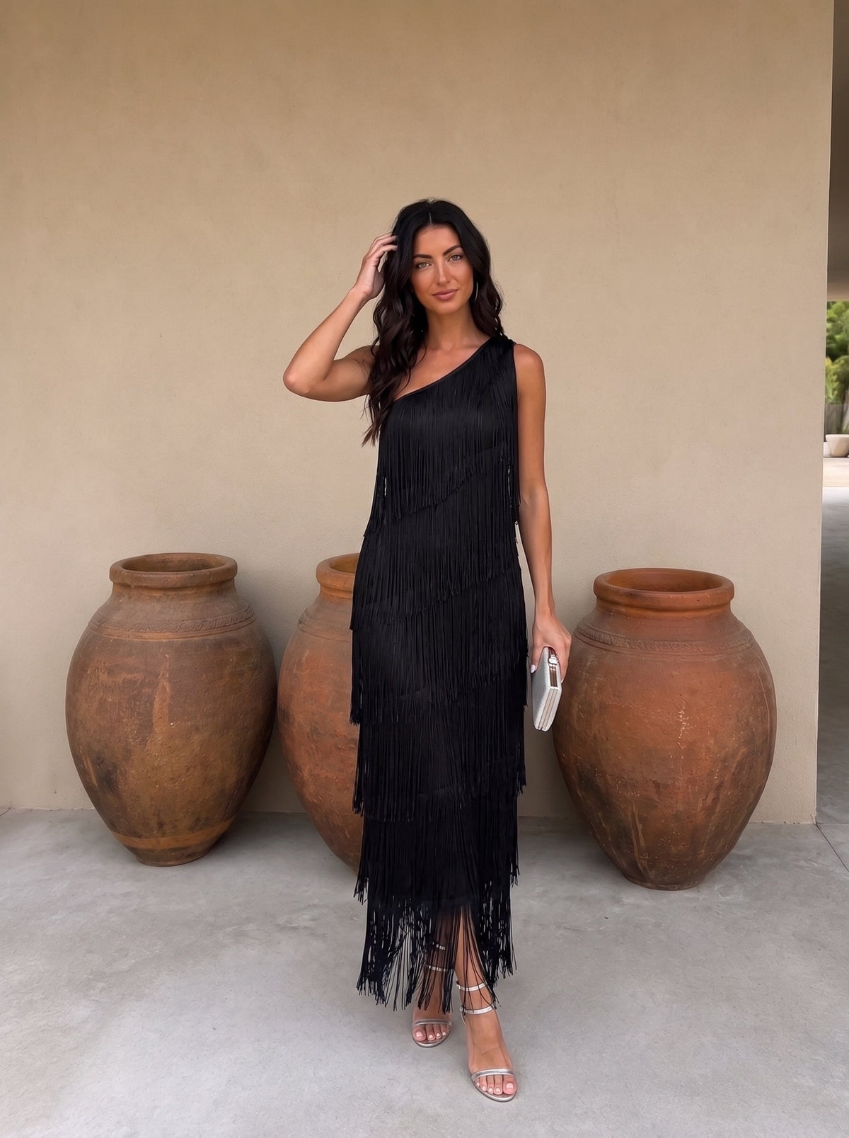 Vestido con Flecos