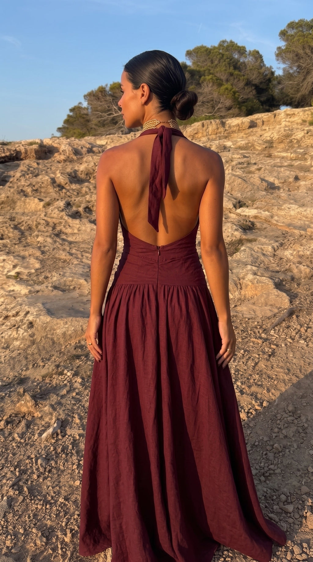 Vestido terracota