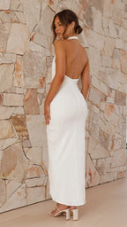 Vestido Largo Plisado