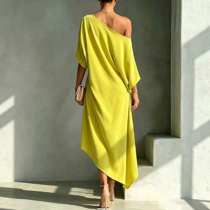 Vestido asimétrico elegante