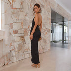 Vestido Largo Plisado