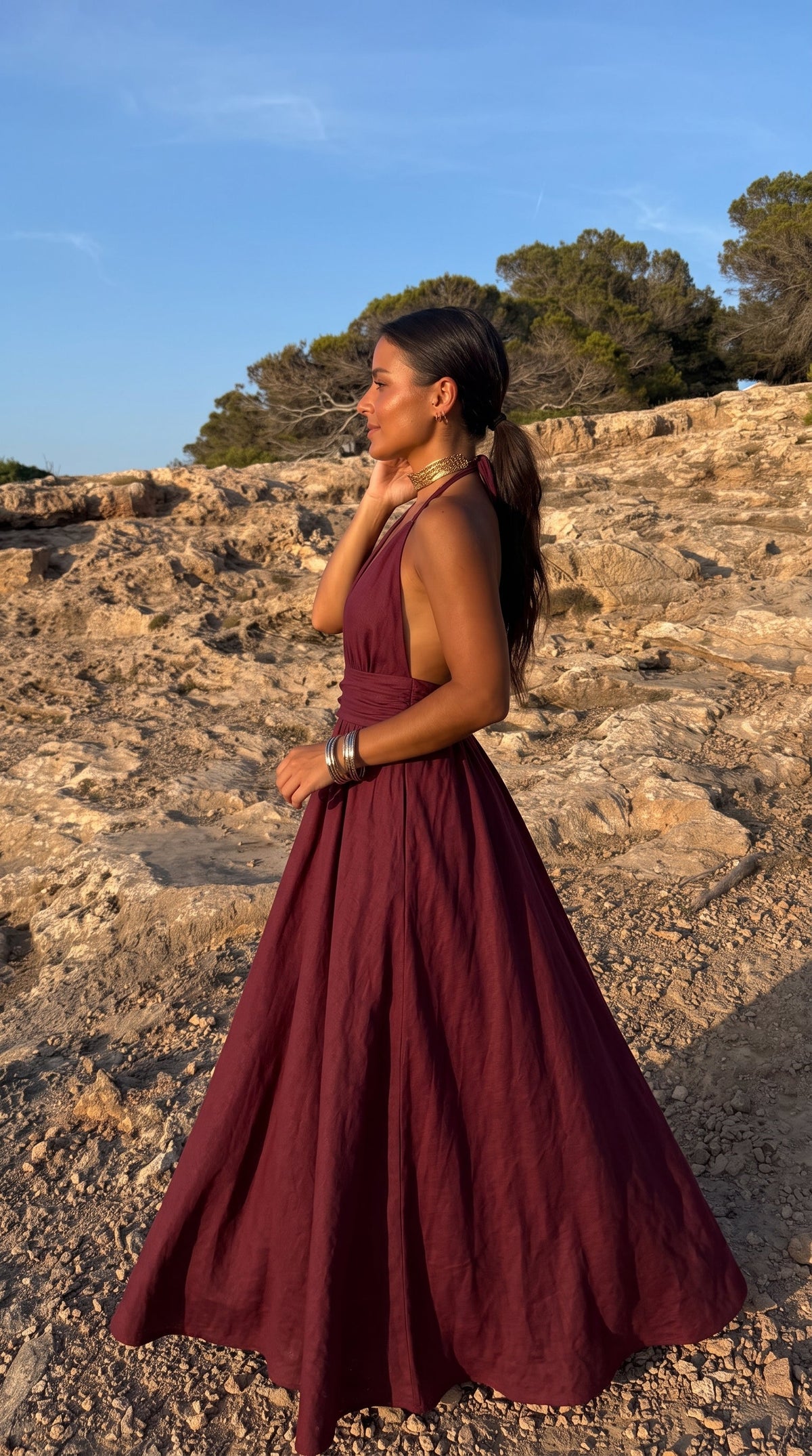 Vestido terracota