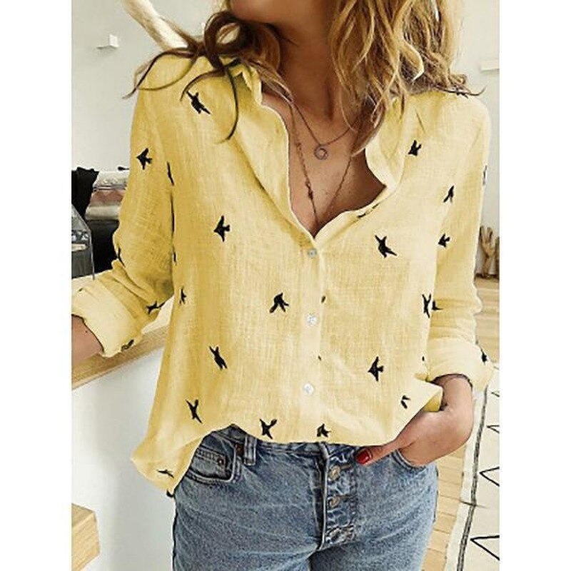 Benilde | Blusa para mujer con manga larga y botones