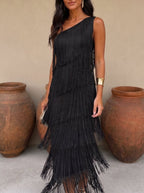 Vestido con Flecos