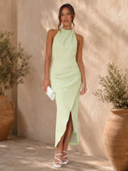 Vestido Largo Plisado