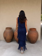 Vestido con Flecos