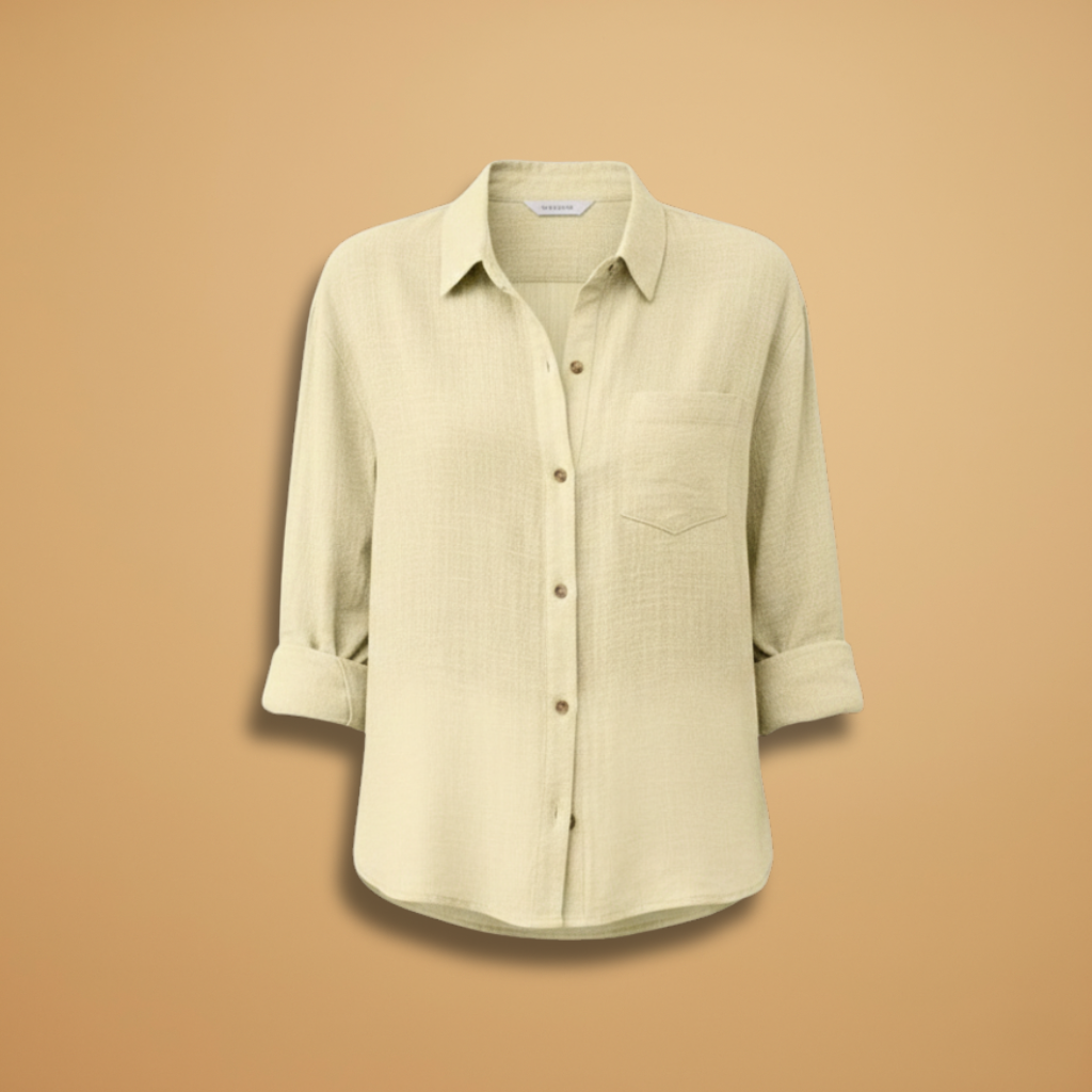Silvia | Blusa para mujer con botones y manga corta