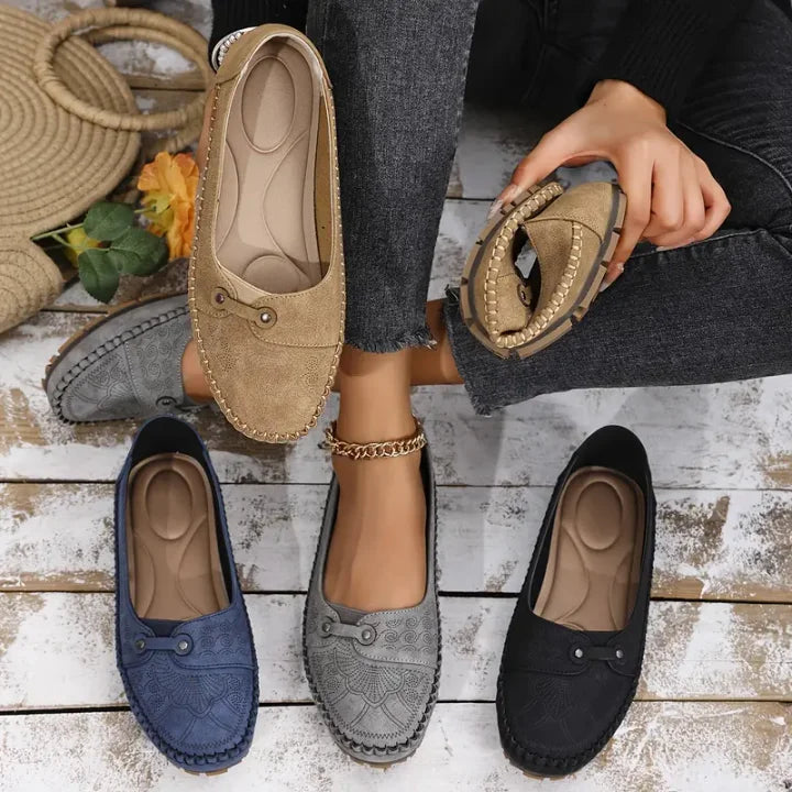 Zapatos Casuales Antideslizantes de Cuero