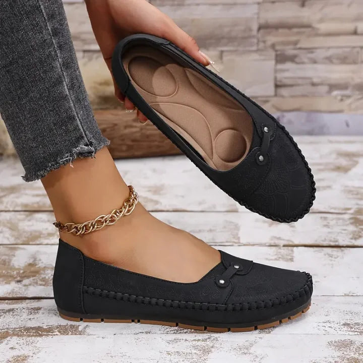 Zapatos Casuales Antideslizantes de Cuero