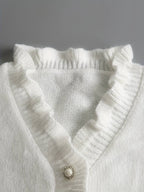 Dervina | Blusa de mujer con volantes y botones | Chic