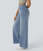Estela | Pantalón con cintura alta y corte ancho diseño suelto