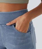 Estela | Pantalón con cintura alta y corte ancho diseño suelto