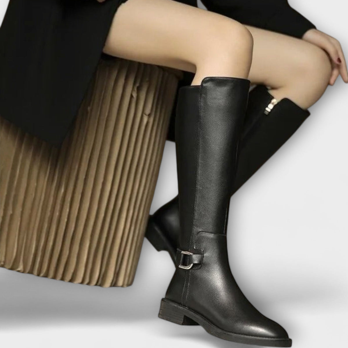 Bota Alta de Cuero