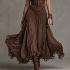 Ainara Vestido Encaje Bohemio