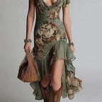Bianca Vestido Maxi Floral