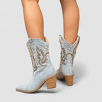 Cayetana | Botines Camperos Bordados
