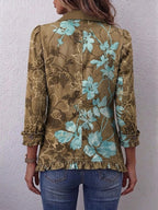 Marga | Chaqueta Floral Degradado con Volantes