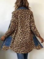 Charo | Chaqueta Larga de Leopardo con Vaquero