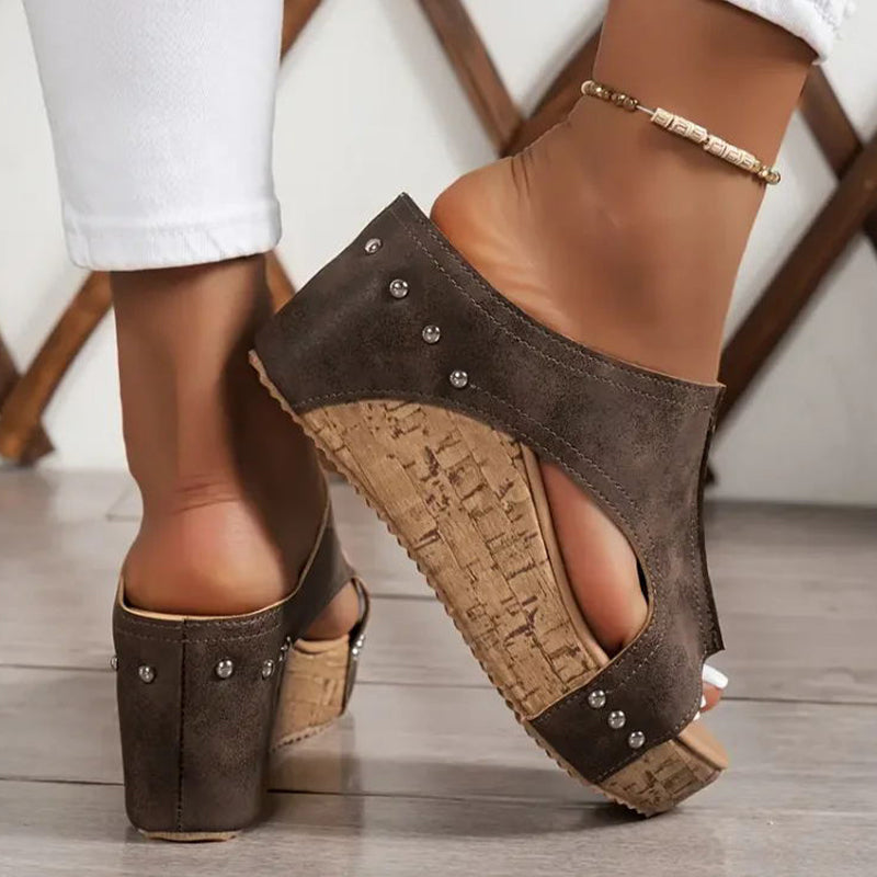 Sandalias de cuña