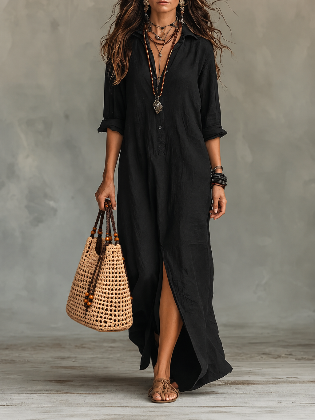 Sheila | Vestido maxi versátil y favorecedor para el día a día